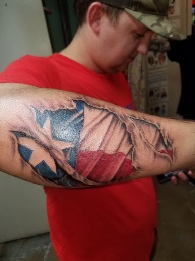 Explore golden retriever tattoo ideas, creative tattoo ideas in Odessa, available at Little Dragon Tattoos Studio