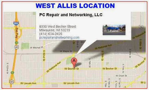 Computer Repair Service «PC Repair and Networking, LLC», reviews and photos, 8330 W Becher St, Milwaukee, WI 53219, USA