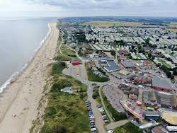 Foto von Hemsby beach und die siedlung