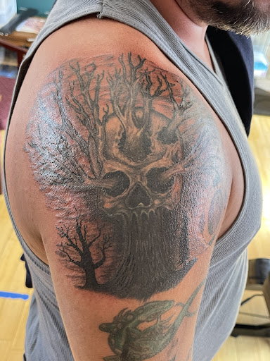 Explore johnny depp tattoo ideas, creative tattoo ideas in Plattsburgh, available at Ink by Lace LLC