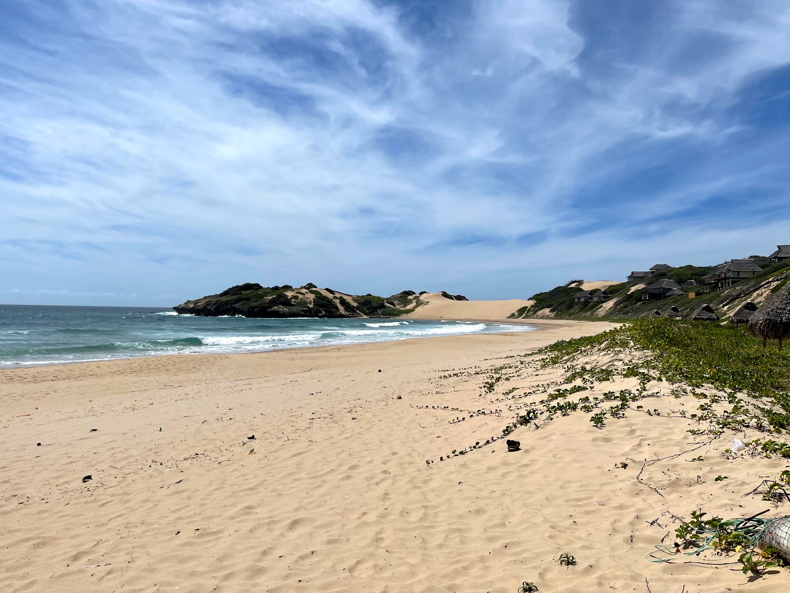 Foto van Praia da Rocha met recht en lang