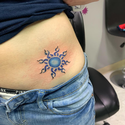 Explore small dog tattoo ideas, creative tattoo ideas in Hudson Falls, available at ALTERED ADDICTION TATTOOS