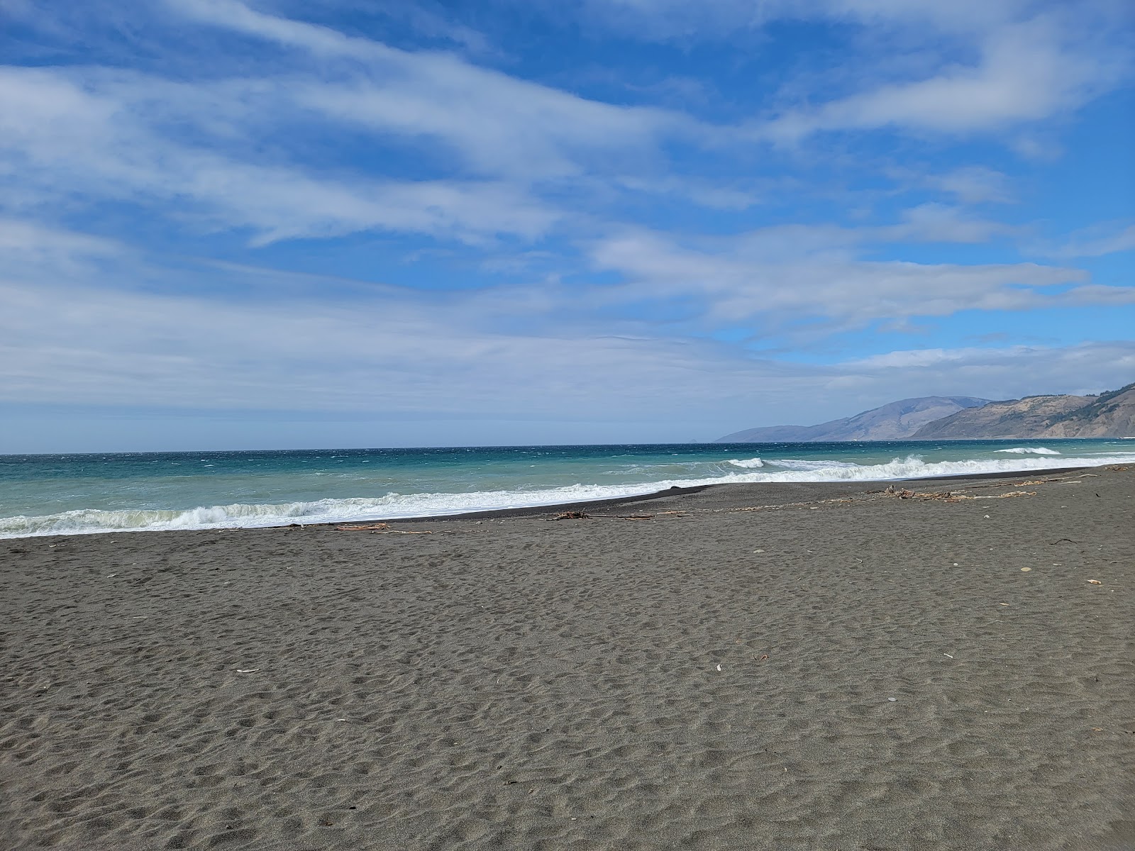 Fotografija Mattole Beach z dolga ravna obala