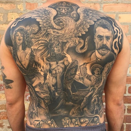 Explore small ear tattoo ideas, creative tattoo ideas in Warrenville, available at UpRise Tattoos