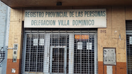 Registro Provincial De Las Personas regulación Villa Dominico