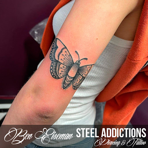 Explore tow truck tattoo ideas, creative tattoo ideas in Toledo, available at Steel Addictions