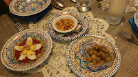 Plats et boissons du Restaurant Les Jardins de Sidi Bou Saïd à Toulon - n°1
