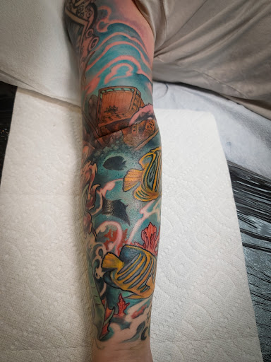 Find harley quinn tattoo ideas for your next unique tattoo in Denver at CREATUREARCADE TATTOO AND ILLUSTRATION-LOCATED IN LAKEWOOD CO