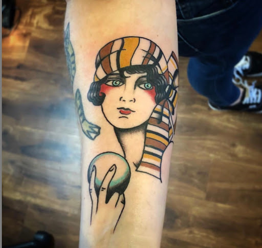 Explore ladies side tattoo ideas, creative tattoo ideas in Lawrence, available at Standard Electric Tattooing