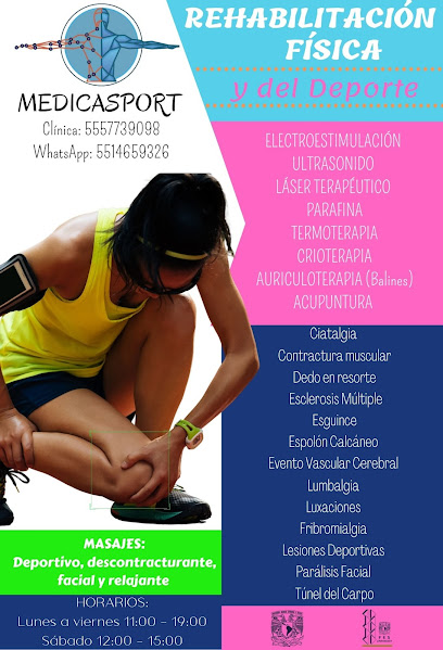 MEDICASPORT Medicina Física, del Deporte y Rehabilitación