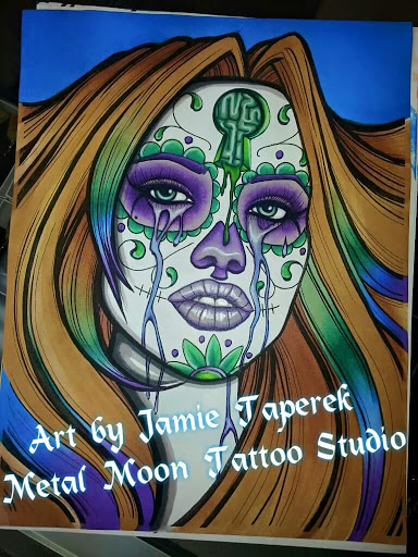 Explore long distance tattoo ideas, creative tattoo ideas in Warren, available at Metal Moon Tattoo