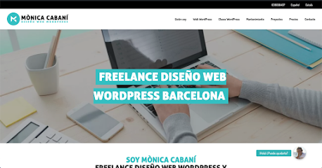 Información y opiniones sobre Freelance diseño Web WordPress Barcelona- Mònica Cabaní de Barcelona