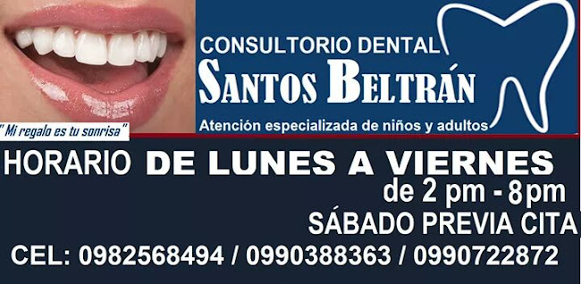 especialidades odontológicas Santos Beltrán - Dentista