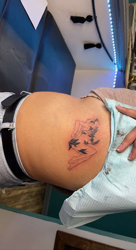 Explore february birth flower tattoo ideas, creative tattoo ideas in Goose Creek, available at Red Kirin Tattoo