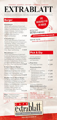 Cafe Extrablatt Minden à Minden carte