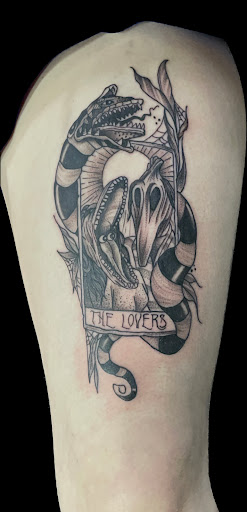 Explore men chest tattoo ideas, creative tattoo ideas in Weatherford, available at Weatherford Tattoo Co.