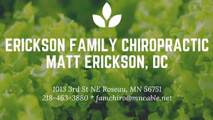 Erickson Family Chiropractic Center of Roseau, MN