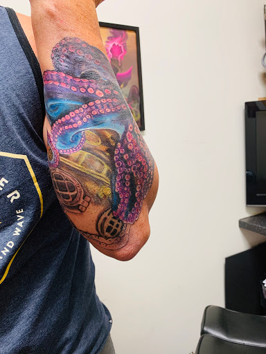 Explore golf tattoo ideas for men, creative tattoo ideas in Egg Harbor Township, available at The Inkuisition