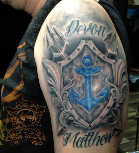 Explore domestic violence tattoo ideas, creative tattoo ideas in Malvern, available at NeckBoneInk Tattoo&Gallery