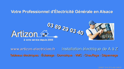 Numero de telephone 0389290340 - Électricien Artizon Électricité à Colmar