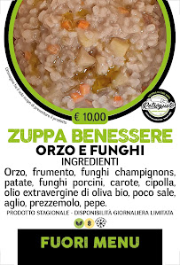 Retrògusto à Vergato menu