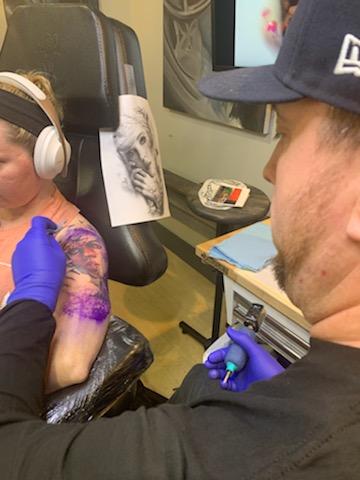 Explore mother daughter butterfly tattoo ideas, creative tattoo ideas in Fort Wayne, available at Grade A Tattoos and Body Piercing