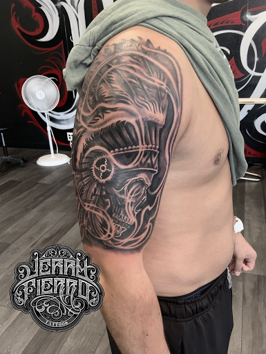 Explore back of neck tattoo ideas, creative tattoo ideas in Silver City, available at Independent Ink Tattoo