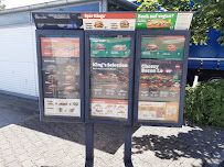 Menu / carte de Burger King Senden à Senden