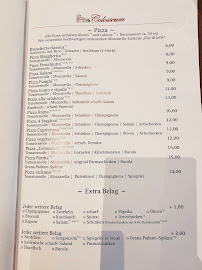 Menu / carte de Restaurant Colosseum à Vöhringen
