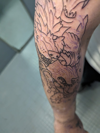 Explore neck tattoo men ideas, creative tattoo ideas in Lebanon, available at Lighthouse Tattoo