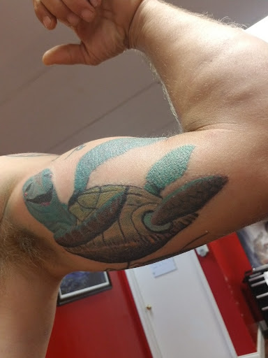 Explore hourglass tattoo ideas, creative tattoo ideas in Powell, available at Against All Odds Tattoos and Piercings