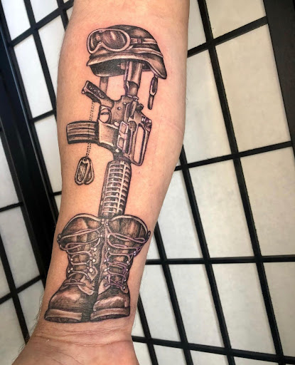 Explore picasso tattoo ideas, creative tattoo ideas in Rogers, available at Frisco Tattoo