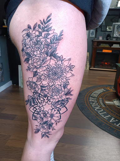 Explore name tattoo ideas for women, creative tattoo ideas in Hanover, available at Josiah Morgan Tattooer