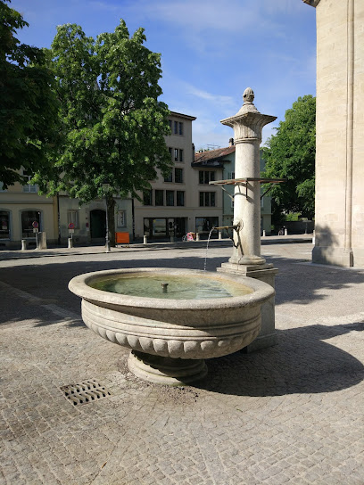 church fountain