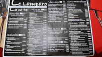 Menu / carte de Le Lamparo à Cahors