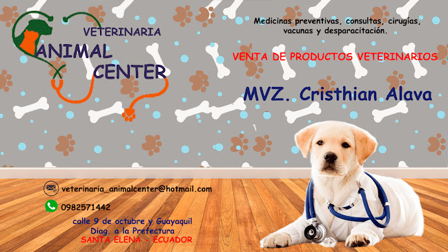 Opiniones de Veterinaria Animal Center en La Libertad - Veterinario