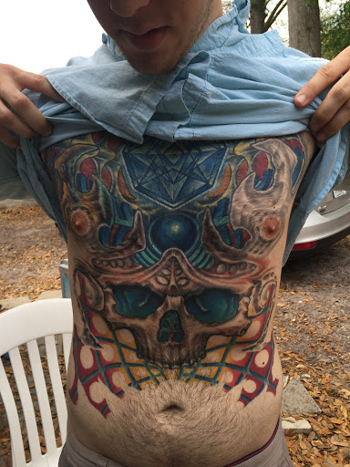 Explore half a sleeve tattoo ideas, creative tattoo ideas in Jacksonville, available at Electric Legacy Tattoo