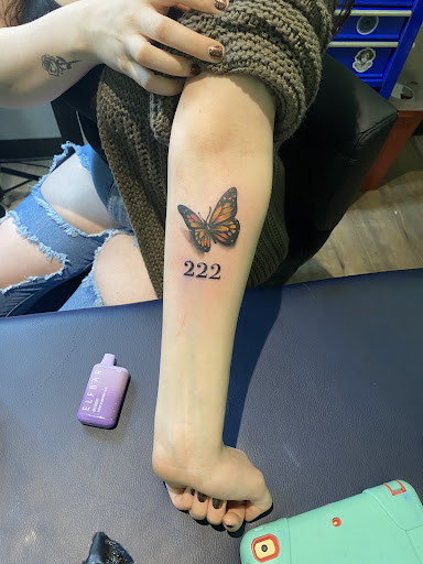 Explore left arm tattoo ideas, creative tattoo ideas in Granite City, available at Capolavoro Tattoo Studio