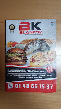 Blankok Burger à Le Blanc-Mesnil menu