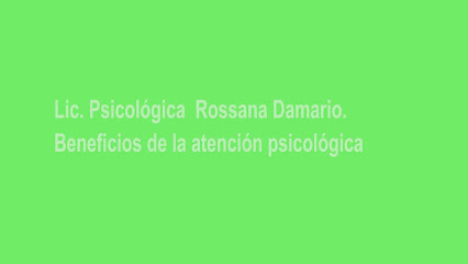Psicóloga Rossana Damario