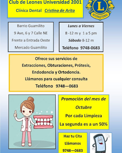 Clínica Dental Club De Leones Cristina De Arita - Pediatric dentist - San  Pedro Sula, - Zaubee