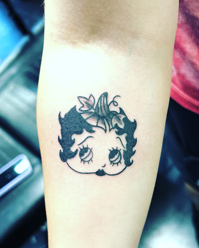 Explore sinner tattoo ideas, creative tattoo ideas in Enid, available at Tangent Wallflower Tattoo