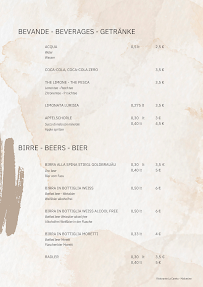 Restaurant Ristorante La Careta à Malcesine (le menu)