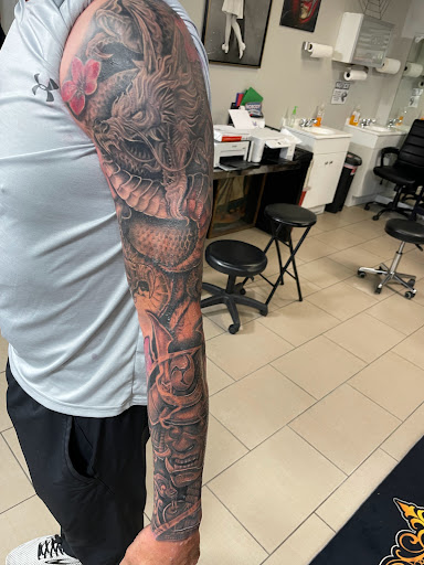 Explore cosmetology tattoo ideas, creative tattoo ideas in Sarasota, available at SEVEN SINS Tattoo Studio
