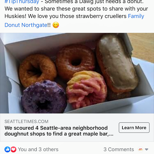 Donut Shop «Family Donut Shop», reviews and photos, 2100 N Northgate Way, Seattle, WA 98133, USA