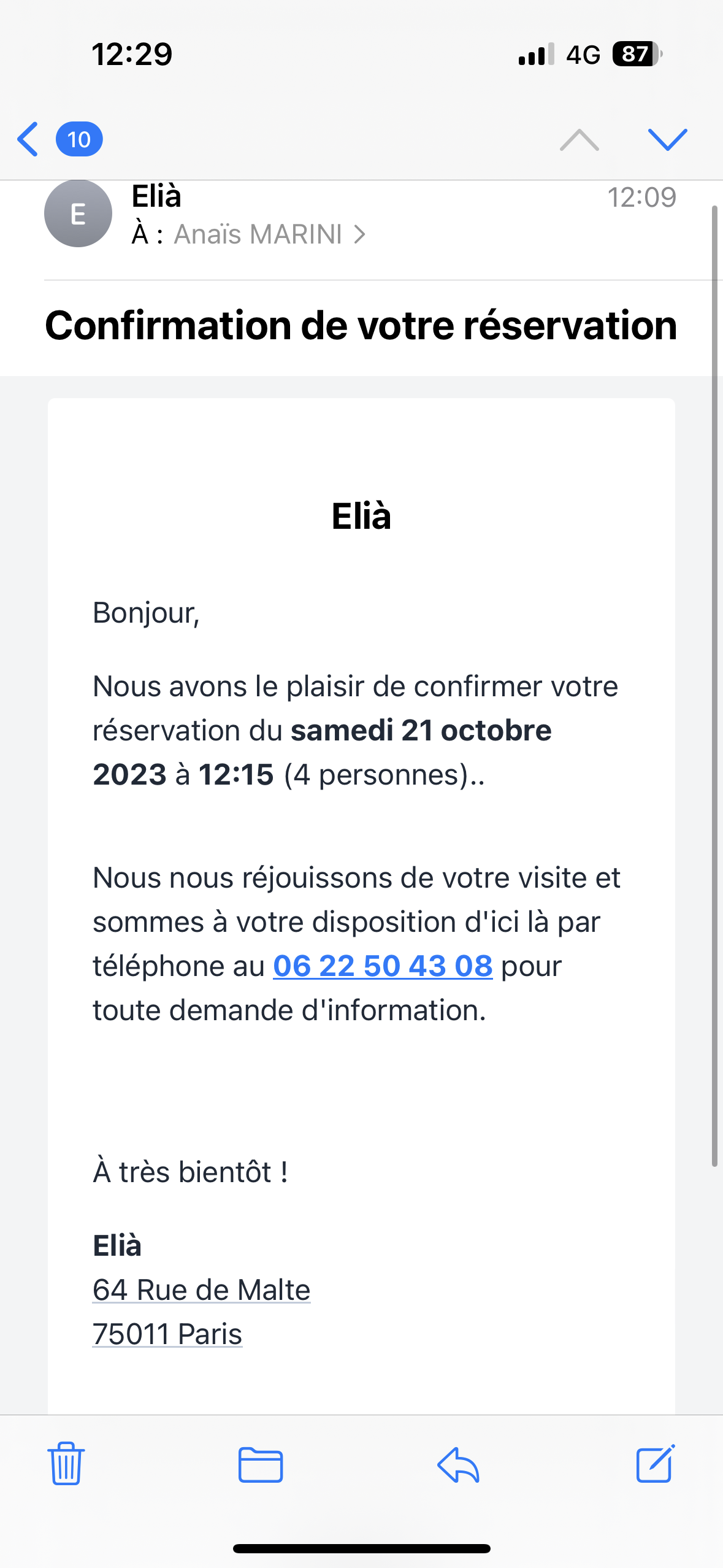 Photo n° 1 de l'avis de Anaïs.R fait le 21/10/2023 à 10:26