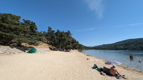 Plage du lac d'Issarles