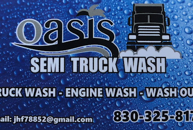 Oasis semi-truck wash