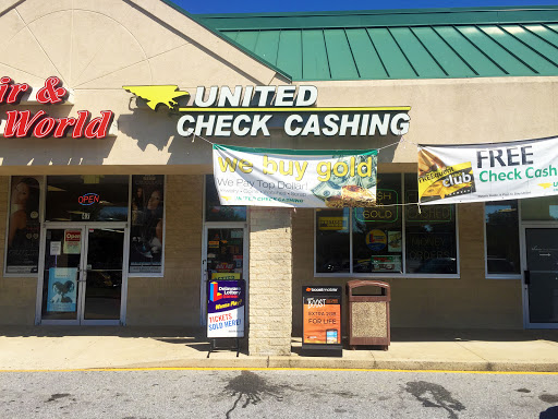 United Check Cashing in New Castle, Delaware