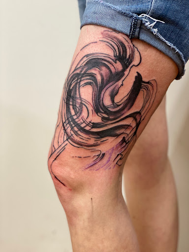Explore baby foot print tattoo ideas, creative tattoo ideas in Williamsburg, available at Charon Arts